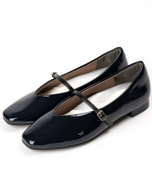 AcureZ（アキュアーズ）の「メリージェーンパンプス「母趾にやさしい美パンプス」（パンプス・レディース・ネイビー/ゴールド/ブラック/アイボリー・22.5cm/23.5cm/24.5cm/23.0cm/24.0cm/25.0cm/22.0cm）」の8枚目の写真