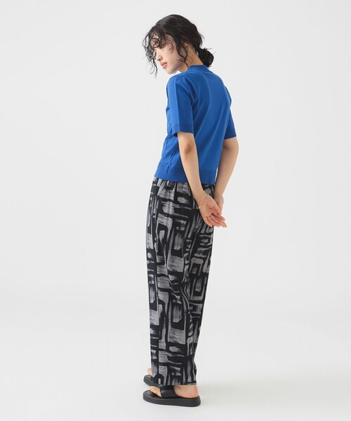 B:MING by BEAMS(ビーミングバイビームス)の「ウォッシャブル モックネック ニット(ニット/セーター・レディース・オフホワイト/ネイビー/ブルー・ONE SIZE)」の12枚目の写真