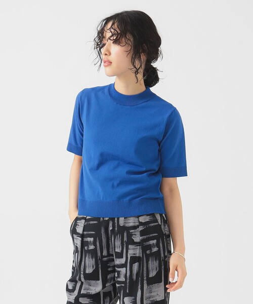 B:MING by BEAMS(ビーミングバイビームス)の「ウォッシャブル モックネック ニット(ニット/セーター・レディース・オフホワイト/ネイビー/ブルー・ONE SIZE)」の13枚目の写真