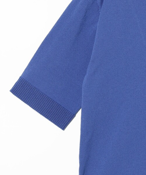 B:MING by BEAMS(ビーミングバイビームス)の「ウォッシャブル モックネック ニット(ニット/セーター・レディース・オフホワイト/ネイビー/ブルー・ONE SIZE)」の6枚目の写真