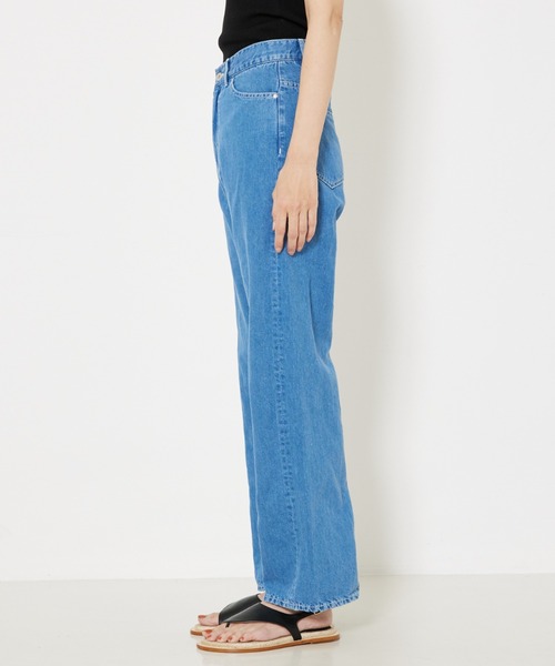 qualite(カリテ)の「【e×カリテ】“美脚見えデニム”コットンリネンデニム/春服/セットアップ(デニムパンツ・レディース・ブルー・38/36/40)」の15枚目の写真