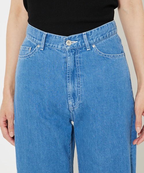 qualite(カリテ)の「【e×カリテ】“美脚見えデニム”コットンリネンデニム/春服/セットアップ(デニムパンツ・レディース・ブルー・38/36/40)」の19枚目の写真