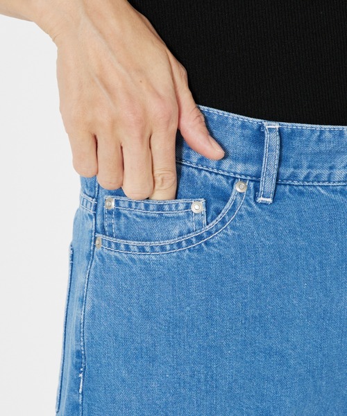 qualite(カリテ)の「【e×カリテ】“美脚見えデニム”コットンリネンデニム/春服/セットアップ(デニムパンツ・レディース・ブルー・38/36/40)」の21枚目の写真