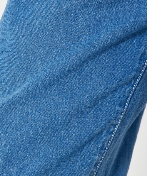 qualite(カリテ)の「【e×カリテ】“美脚見えデニム”コットンリネンデニム/春服/セットアップ(デニムパンツ・レディース・ブルー・38/36/40)」の22枚目の写真