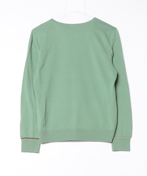 Paul Smith（ポールスミス）の「ウィメンズ "Signature Stripe" アイレット カーディガン / 155222 527N（ニット/セーター・レディース・オレンジ/オフホワイト/グリーン/ブラック・MEDIUM）」の16枚目の写真