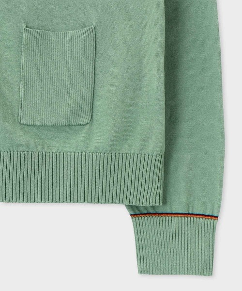 Paul Smith カーディガン Lサイズ 緑 ウィメンズ スウェットカーディガン （245427J365