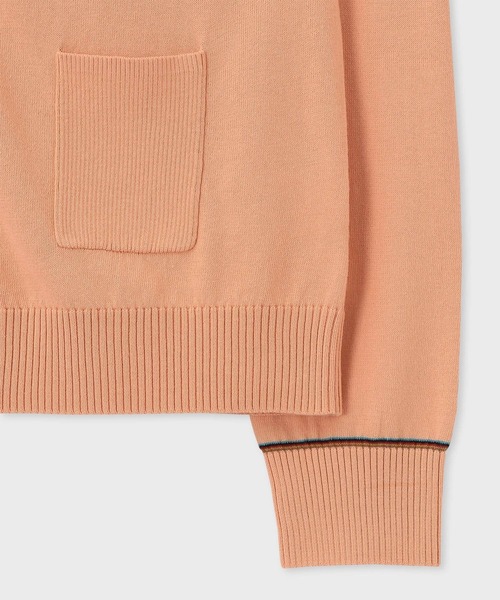 Paul Smith（ポールスミス）の「ウィメンズ "Signature Stripe" アイレット カーディガン / 155222 527N（ニット/セーター・レディース・オレンジ/オフホワイト/グリーン/ブラック・MEDIUM）」の15枚目の写真