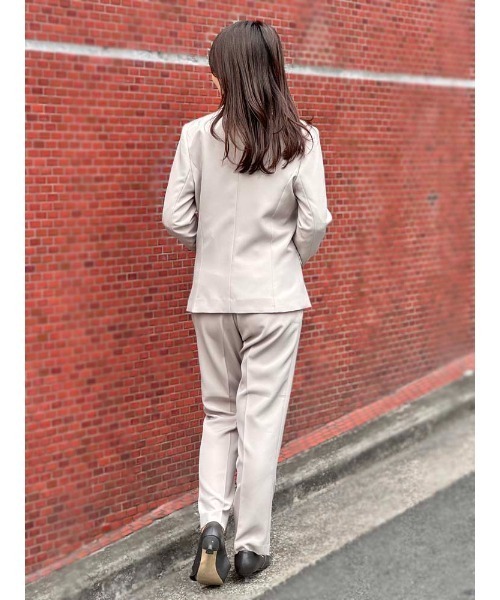 セール】【上下セット】ライトセットアップ ベージュ/ブラック