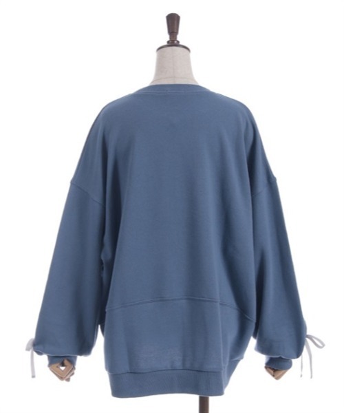 axes femme(アクシーズファム)の「アソート刺繍編上げトレーナー(Tシャツ/カットソー・レディース・イエロー/キナリ/ブルー/グレイッシュベージュ・FREE)」の19枚目の写真