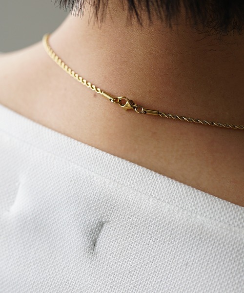 MinoriTY(マイノリティ)の「【MinoriTY】スパイラルチェーンネックレス 46cm メンズ ウィメンズ ユニセックス(ネックレス・メンズ・ゴールド/シルバー・FREE)」の9枚目の写真