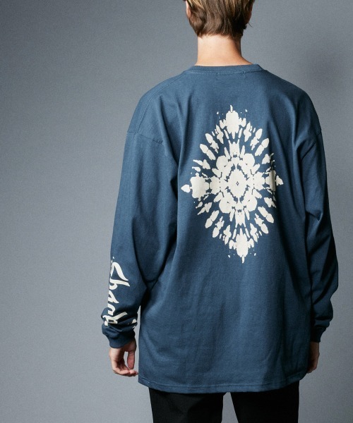 rehacer(レアセル)の「rehacer : Sun Flower L/S CS / サンフラワー ロングスリーブ カットソー(Tシャツ/カットソー・メンズ・スミクロ/インディゴブルー・MEDIUM/X-LARGE/LARGE/SMALL)」の5枚目の写真