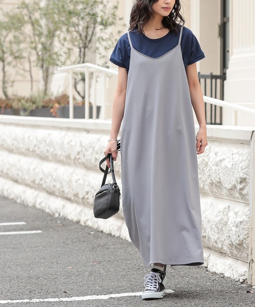 n'OrLABEL（ノアールレーベル）の「【汗じみ防止・接触冷感・吸水速乾】フレンチTシャツ（Tシャツ/カットソー・レディース・ライトグリーン/ブラック/グレイッシュベージュ/オフホワイト/ネイビー/ラベンダー/グレー/ブルー・3L/M/L/LL）」の21枚目の写真