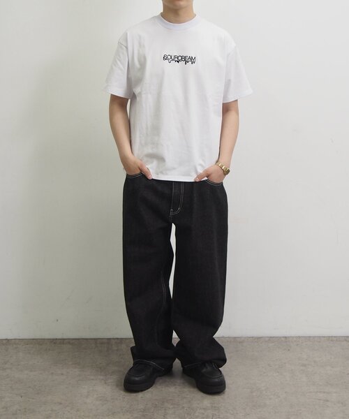Sourcream(サワークリーム)の「2サイズ【Sourcreama/サワークリーム】3D刺繍ロゴTEE(Tシャツ/カットソー・レディース・ボルドー/ブラック/ブラウン/ホワイト/カーキ・MEDIUM/LARGE)」の19枚目の写真