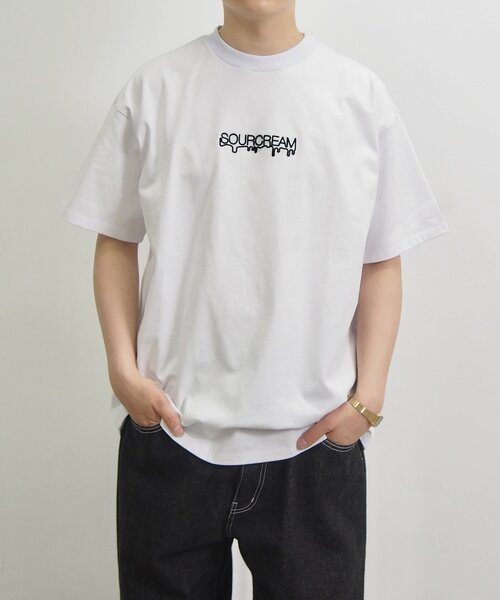 Sourcream(サワークリーム)の「2サイズ【Sourcreama/サワークリーム】3D刺繍ロゴTEE(Tシャツ/カットソー・レディース・ボルドー/ブラック/ブラウン/ホワイト/カーキ・MEDIUM/LARGE)」の18枚目の写真
