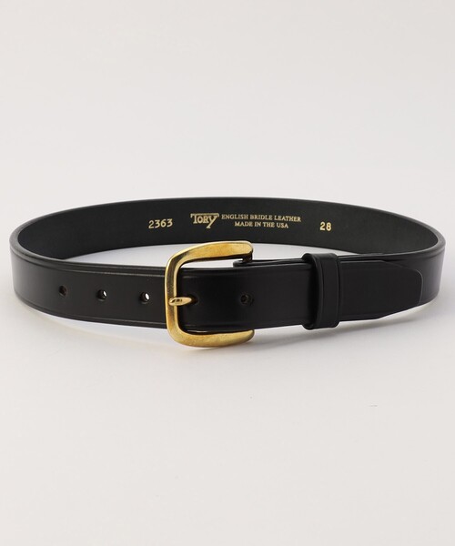 FREAK'S STORE（フリークスストア）の「TORY LEATHER/トリーレザー 1　1/4 CREASED BELT/クリーズド ベルト（ベルト・レディース・ブラック/ブラウン・28）」の2枚目の写真