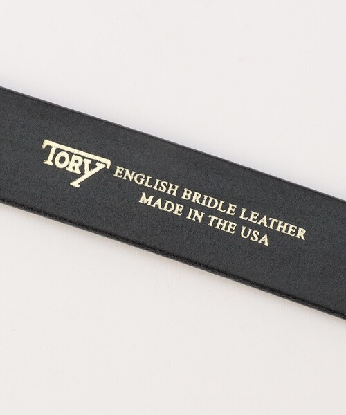 FREAK'S STORE（フリークスストア）の「TORY LEATHER/トリーレザー 1　1/4 CREASED BELT/クリーズド ベルト（ベルト・レディース・ブラック/ブラウン・28）」の5枚目の写真