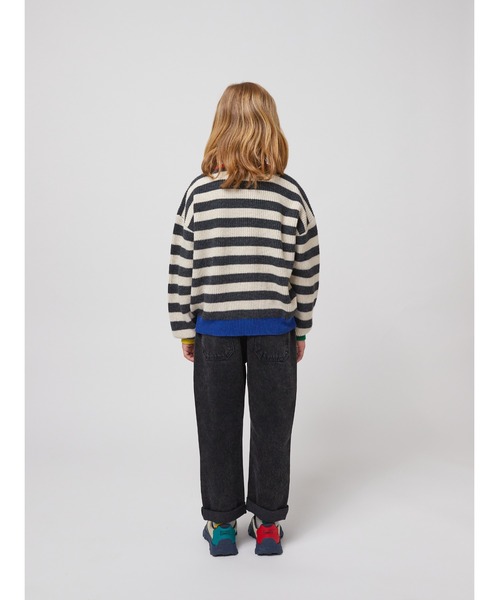 BOBO CHOSES(ボボショーズ)の「Wavy Bobo Choses denim pants(デニムパンツ・キッズ・ブラック・110/120/130)」の6枚目の写真