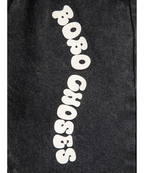 BOBO CHOSES(ボボショーズ)の「Wavy Bobo Choses denim pants(デニムパンツ・キッズ・ブラック・110/120/130)」の12枚目の写真