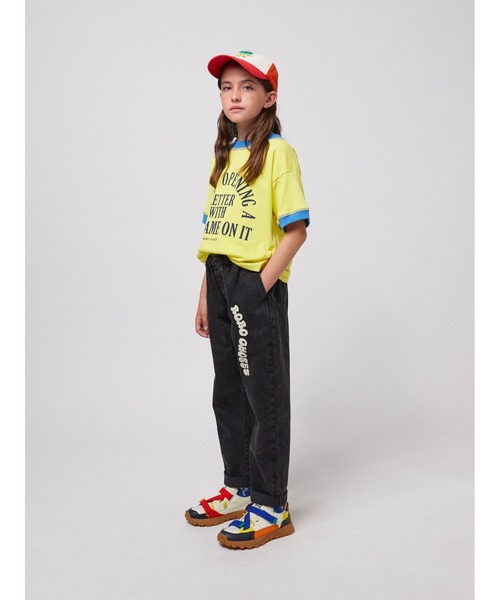 BOBO CHOSES(ボボショーズ)の「Wavy Bobo Choses denim pants(デニムパンツ・キッズ・ブラック・110/120/130)」の3枚目の写真