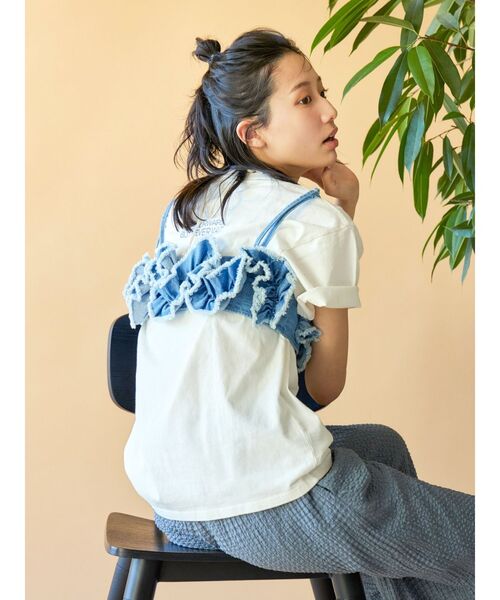 Ungrid(アングリッド)の「【WEB限定】マルチロゴTee(Tシャツ/カットソー・レディース・グリーン系その他/ブラウン/オフホワイト・FREE)」の13枚目の写真