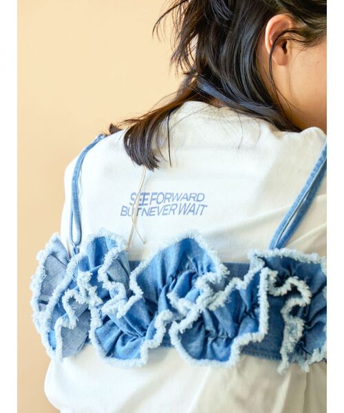 Ungrid(アングリッド)の「【WEB限定】マルチロゴTee(Tシャツ/カットソー・レディース・グリーン系その他/ブラウン/オフホワイト・FREE)」の14枚目の写真