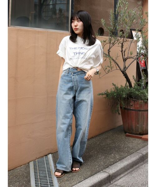 Ungrid(アングリッド)の「【WEB限定】マルチロゴTee(Tシャツ/カットソー・レディース・グリーン系その他/ブラウン/オフホワイト・FREE)」の22枚目の写真