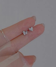 yu-ka（ユーカ）の「YU-KA:ジルコニア & パールコンビ ミニピアス zirconia ＆ Pearl combination mini pierce（ピアス（両耳用））」