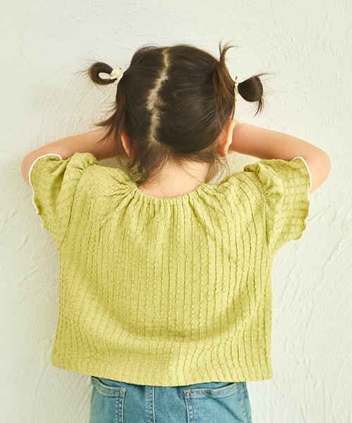 sea and shells by pairmanon(シーアンドシェルズバイペアマノン)の「【sea and shells by pairmanon】シボ素材 メロー プルオーバー(その他ベビーウェア・キッズ・ベージュ/グリーン系その他/ブラウン・80/100/110/90)」の18枚目の写真