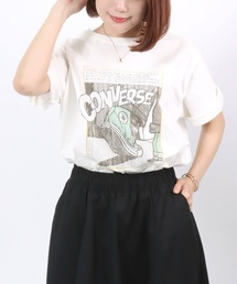 CONVERSE（コンバース）の「CONVERSE（コンバース）ヴィンテージライクグラフィックプリントＴシャツ レディース（Tシャツ/カットソー・メンズ）」