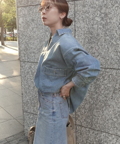 COUTURE D'ADAM/クチュール ド アダム Denim Skipper Shirt