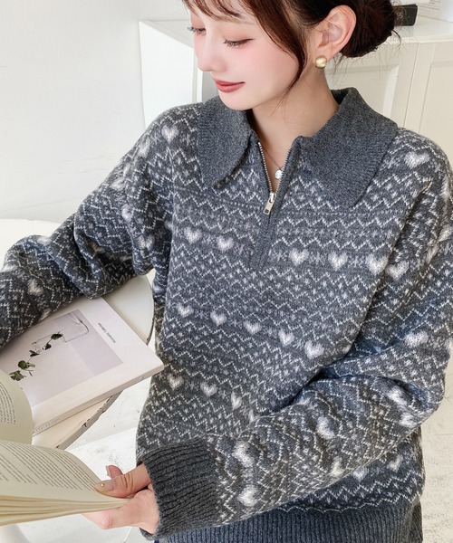 美品*ジャーナルスタンダード*ノルディック柄ショールカラー*ローブカーデ AMERICAN HOLIC カーディガン ノルディック柄ニットカーディガン