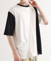 tk.TAKEO KIKUCHI | ◆【UV、接触冷感】ナナメ切替アソートTシャツ(Tシャツ/カットソー)
