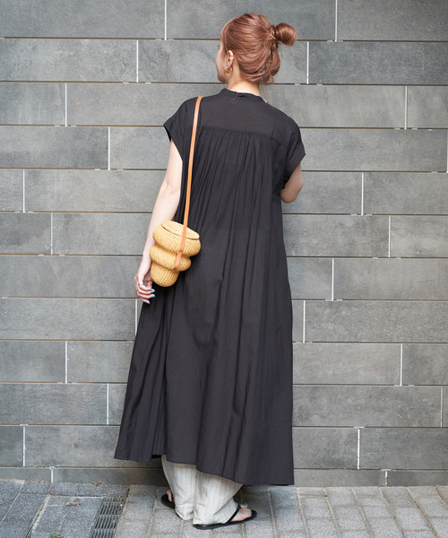 B.C STOCK（ベーセーストック）の「手洗い可 / ボイルワンピース（ワンピース・レディース・イエロー/ブラウン/ピンク/ブルー/ブラック・FREE）」の14枚目の写真