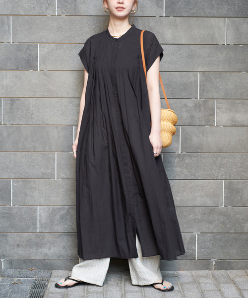 B.C STOCK（ベーセーストック）の「手洗い可 / ボイルワンピース（ワンピース・レディース・イエロー/ブラウン/ピンク/ブルー/ブラック・FREE）」の15枚目の写真