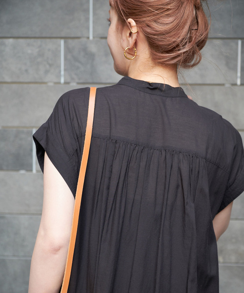 B.C STOCK（ベーセーストック）の「手洗い可 / ボイルワンピース（ワンピース・レディース・イエロー/ブラウン/ピンク/ブルー/ブラック・FREE）」の16枚目の写真