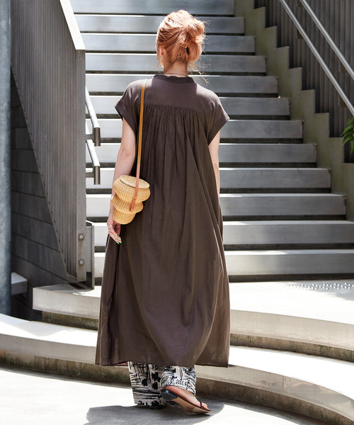 B.C STOCK（ベーセーストック）の「手洗い可 / ボイルワンピース（ワンピース・レディース・イエロー/ブラウン/ピンク/ブルー/ブラック・FREE）」の20枚目の写真