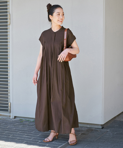 B.C STOCK（ベーセーストック）の「手洗い可 / ボイルワンピース（ワンピース・レディース・イエロー/ブラウン/ピンク/ブルー/ブラック・FREE）」の21枚目の写真