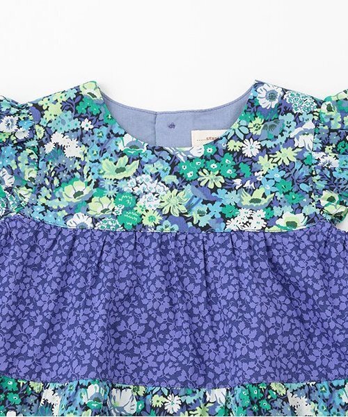 sense of wonder（センスオブワンダー）の「サスティナリバティパッチワークワンピース（ワンピース・キッズ・ピンク/パープル・90cm/100cm/110cm/120cm/130cm/80ｃｍ）」の9枚目の写真