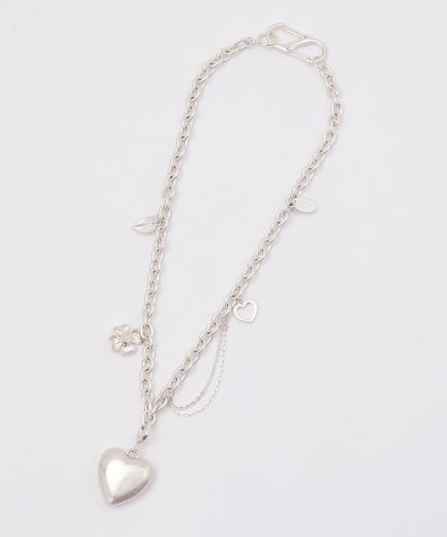 JEANASIS（ジーナシス）の「チャームハート2レンネックレス/414141（ネックレス・レディース・シルバー系その他/シルバー/ゴールド・FREE）」の4枚目の写真