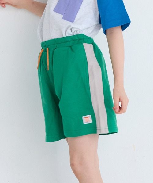 【関税込み】Rhude グリーン トラック ショートパンツ セール】サイドラインカットショートパンツ（その他パンツ