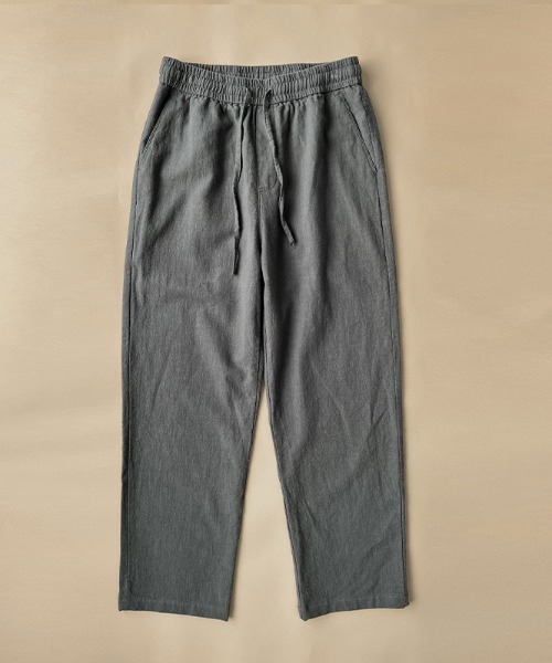 B'day（ビーデイ）の「【 B'day / ビーデー 】 綿麻タッチ サルエルパンツ（その他パンツ・メンズ・ブラック/グレー/ベージュ/ネイビー・MEDIUM/LARGE/X-LARGE）」の2枚目の写真