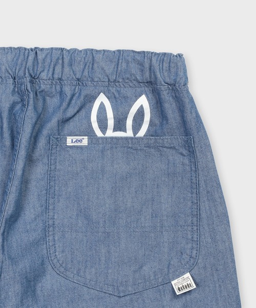 Psycho Bunny(サイコバニー)の「Lee × Psycho Bunny FLeeasy Narrow シャンブレーデニム(デニムパンツ・メンズ・ブルー・FREE)」の4枚目の写真