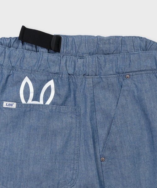 Psycho Bunny(サイコバニー)の「Lee × Psycho Bunny FLeeasy Narrow シャンブレーデニム(デニムパンツ・メンズ・ブルー・FREE)」の12枚目の写真