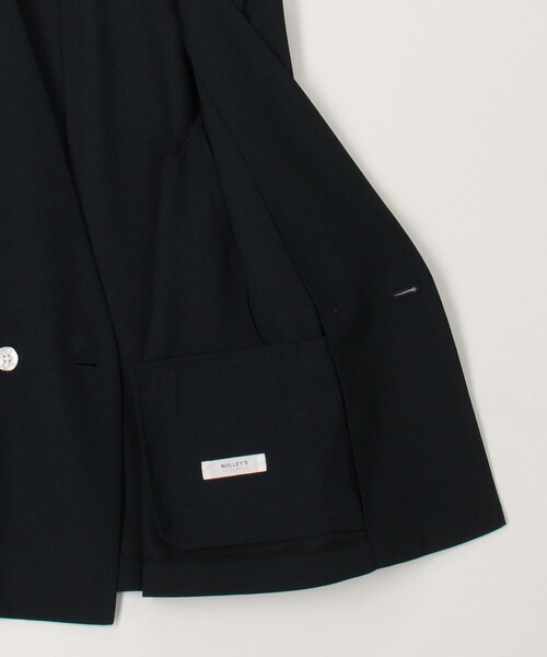 NOLLEY'S LIGHT（ノーリーズライト）の「《セットアップ対応》UVカットライトツイル ノーカラージャケット（ノーカラージャケット・レディース・ブラック/ベージュ/ネイビー・36/38）」の20枚目の写真