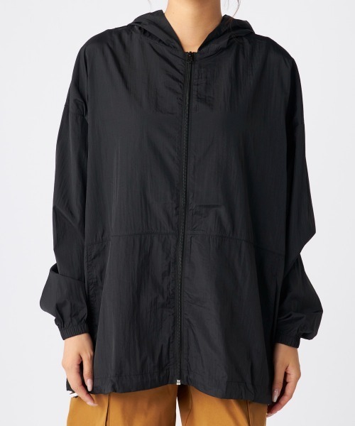 Ocean Pacific（オーシャンパシフィック）の「【OP/オーピー】【限定商品】ナイロンフード付きパーカー/水陸両用軽量撥水UVナイロンラッシュガードパーカー（ラッシュガード・レディース・ベージュ/ブラック/カーキ・MEDIUM/LARGE/X-LARGE）」の18枚目の写真