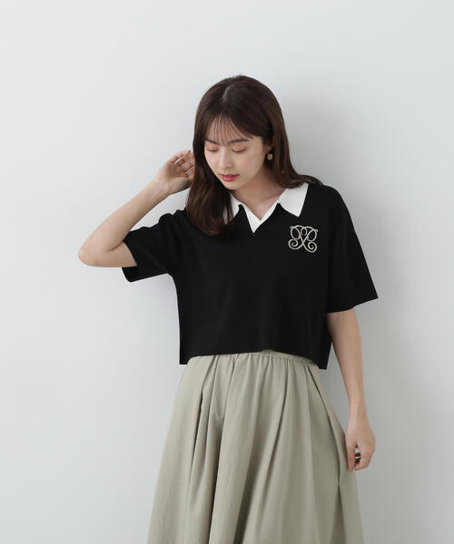 PROPORTION BODY DRESSING（プロポーションボディドレッシング）の「半袖ラガーニット / 1215170510（ニット/セーター・レディース・ホワイト系その他/ブラウン/ブラック・FREE）」の16枚目の写真