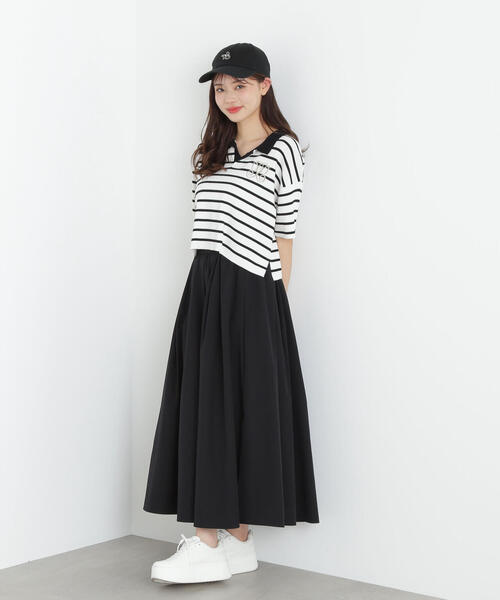 PROPORTION BODY DRESSING（プロポーションボディドレッシング）の「半袖ラガーニット / 1215170510（ニット/セーター・レディース・ホワイト系その他/ブラウン/ブラック・FREE）」の12枚目の写真