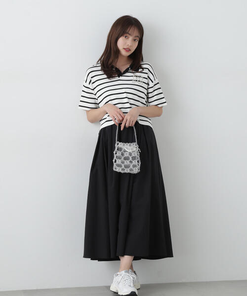 PROPORTION BODY DRESSING（プロポーションボディドレッシング）の「半袖ラガーニット / 1215170510（ニット/セーター・レディース・ホワイト系その他/ブラウン/ブラック・FREE）」の15枚目の写真