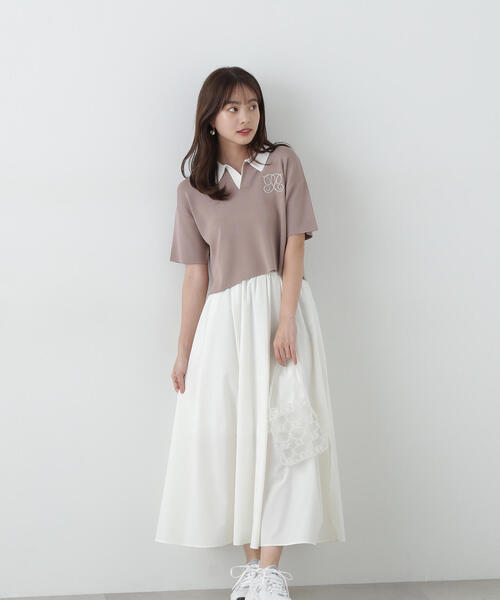 PROPORTION BODY DRESSING（プロポーションボディドレッシング）の「半袖ラガーニット / 1215170510（ニット/セーター・レディース・ホワイト系その他/ブラウン/ブラック・FREE）」の21枚目の写真