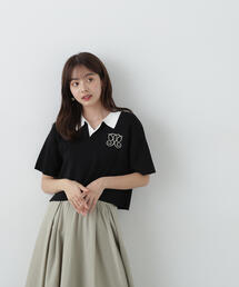 PROPORTION BODY DRESSING | 半袖ラガーニット / 1215170510(ニット/セーター)